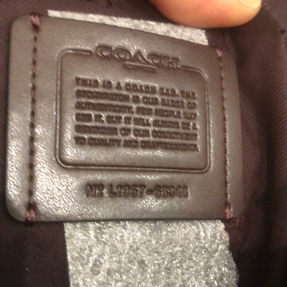 Coach Black and Gold Satchel with Structured Design - Picture 4 of 9